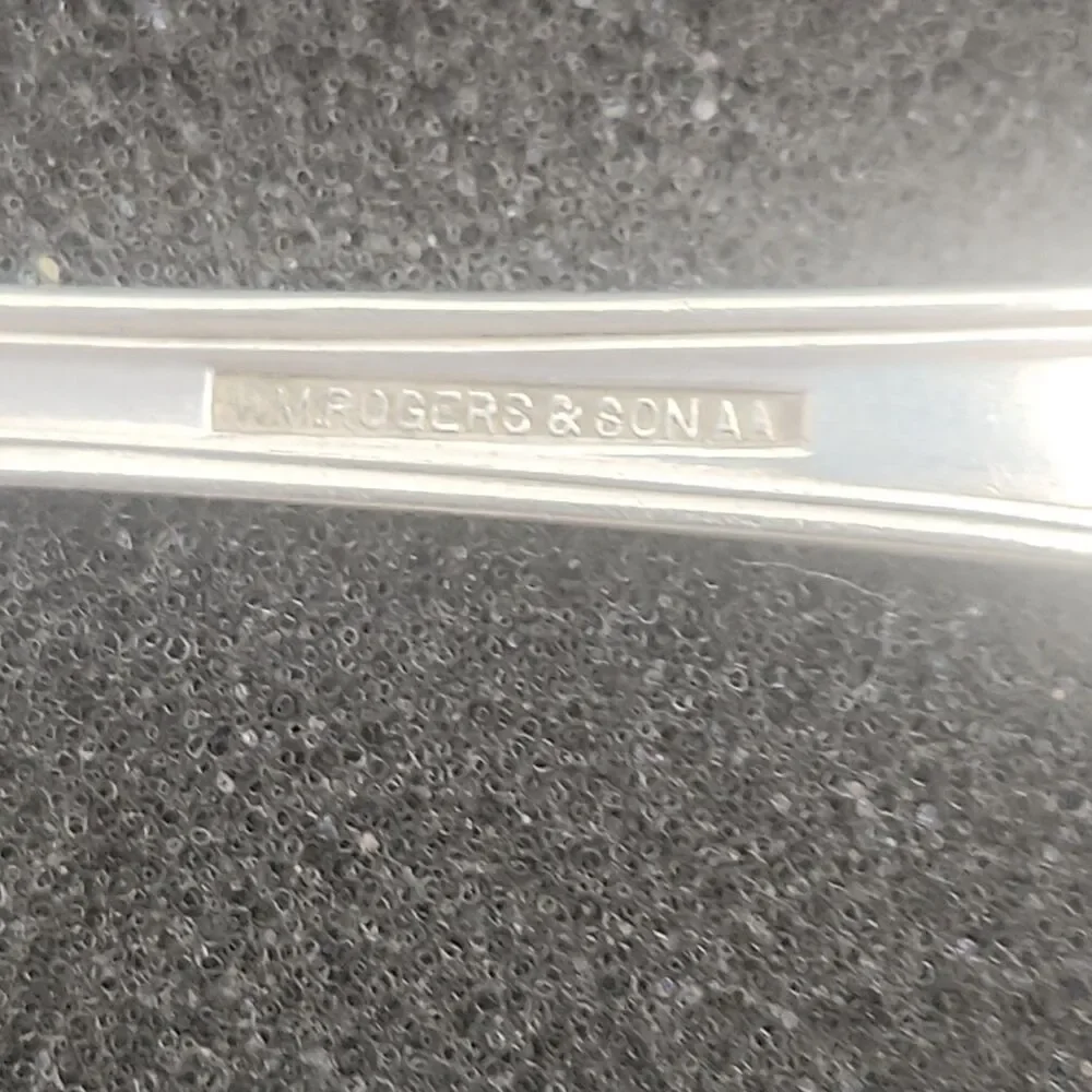 Silverplate WM Rogers And Son AA HAMPDEN Teaspoon Silverware Flatware 12 28 1915
